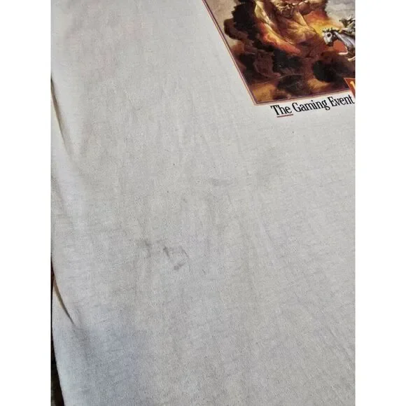 RARE Vintage 1993 Gen Con T-Shirt Magic The Gathering Introduced Size XL/2XL - Picture 7 of 9